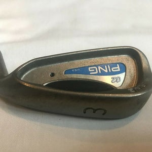 Ping G2 Black Dot 3 Iron CS Lite Stiff Steel Shaft Ping Grip *Good*