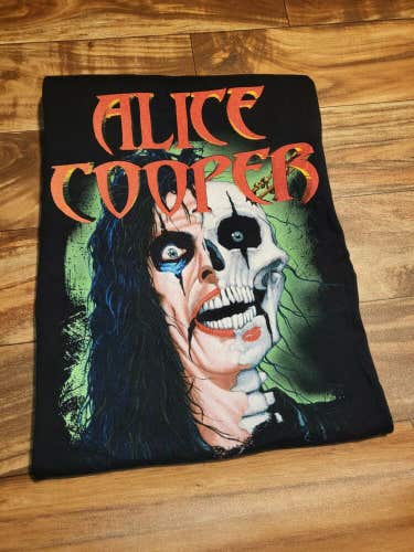 Vintage Rare Alice Cooper 2002 Descent Into Dragontown Music Tour T Shirt Sz L