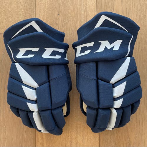 2021 CCM Jetspeed FT475 Hockey Gloves, Senior 15” Navy Blue