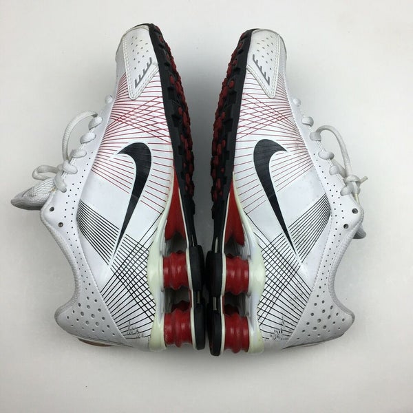 Nike Shox R4 Athletic Running Sneakers White/Red/Black Youth Sz 5Y | SidelineSwap