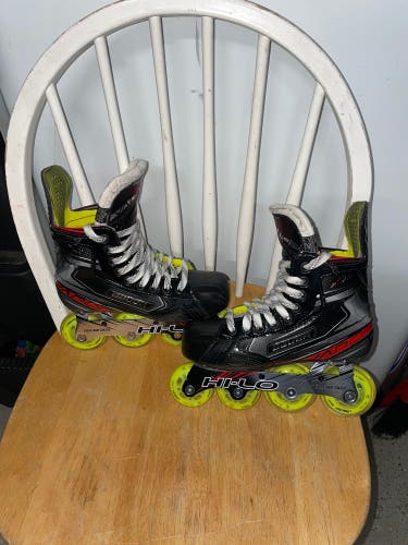 Used Bauer Wide Width Size 2 Vapor X2.9R Inline Skates