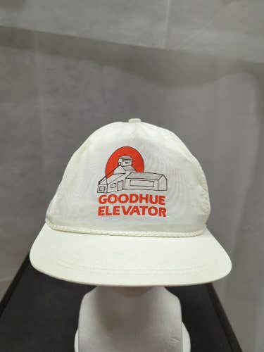 Vintage Goodhue Elevator K-Products Leather Strapback Hat