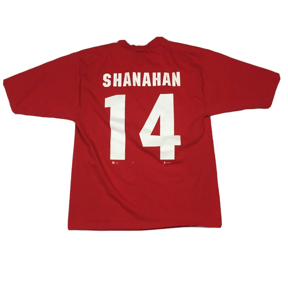 1996-00 DETROIT RED WINGS SHANAHAN #14 STARTER JERSEY (AWAY) XL