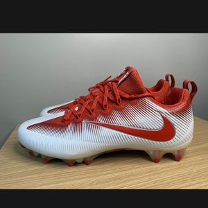 New Nike Vapor Untouchable Pro CF Football Cleats Red White 922898-161 Men’s Size 15