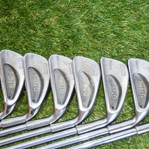 Ping 	Toe-Heel Balance 	Iron Set 	Rh 	37"	Steel 	Stiff	New Grip Installed