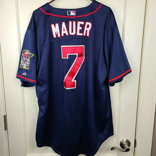 Majestic Men's Joe Mauer Minnesota Twins Replica Jersey - Macy's