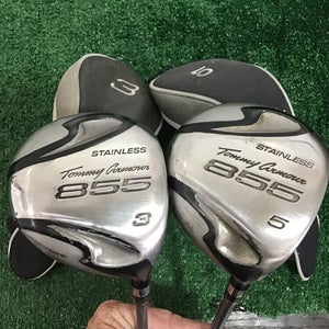 Tommy Armour 855 Fairway Woods Set 3 & 5 With Regular Graphite Shafts