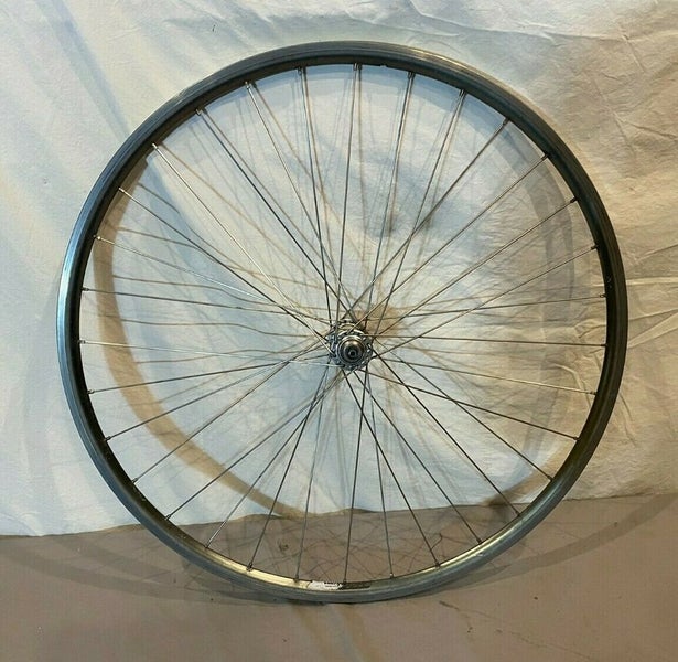 Vintage Road Bike 32-Spoke 700C Front Wheel Campagnolo Rim Shimano Ultegra Hub