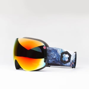 ​OUT OF “OPEN XL” SKI GOGGLE W/ SPARKS FRAME, RED MCI ZEISS LENS, & SOFT CASE