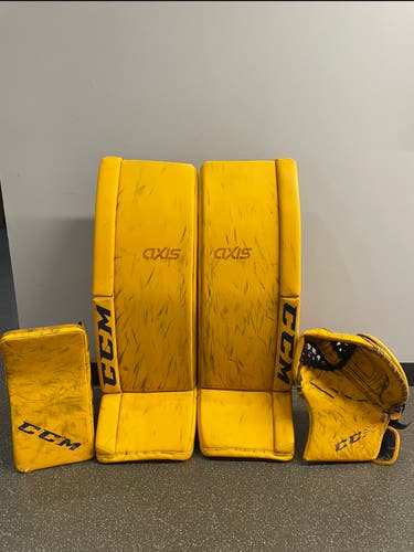 Used 33+2 Juuse Saros Return CCM Axis Set Pro Stock