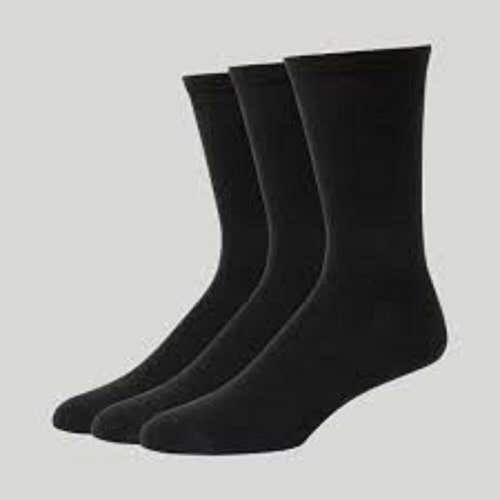NWT 3 Pack Hanes Premium Outdoor Boot Socks Black Sizes 6-12