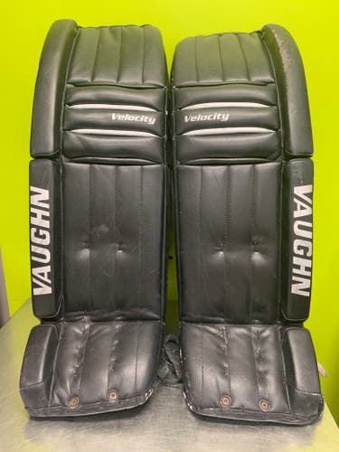 Used Vaughn Velocity 33" Senior Goalie Leg Pads