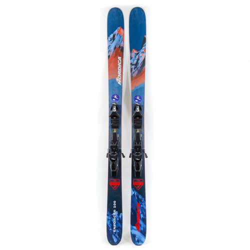 179 Nordica Enforcer 100 21/22 All Mountain Skis + Bindings | USED