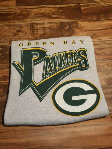 Vintage 1996 Green Bay Packers Chalkline NFL Sports Vtg Pullover Sweatshirt XL