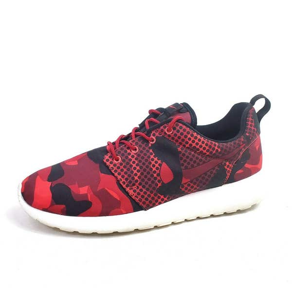 Nike Mens Size 11 Running Shoes Roshe One Print Daring Red 