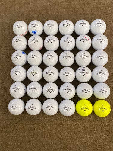Used Callaway 36 Pack (3 Dozen) Supersoft Balls
