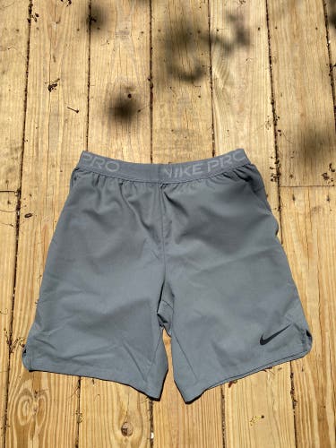 New Never Worn Gray Nike Pro Shorts Sz. Medium