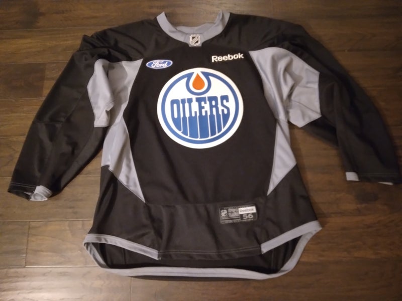 Edmonton Oilers Reebok 3.0 Practice Jersey Pro Stock q/bonus laundry bag
