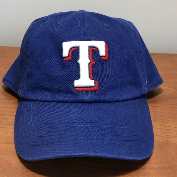 Texas Rangers MLB Baseball Hat Cap Strapback Adjustable Plain Logo wool  blend