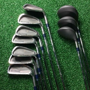 Allied Golf Extreme 3, 4, 5, 6, 7, 9, P, 1, 3, 5 Iron Set Steel, Right handed