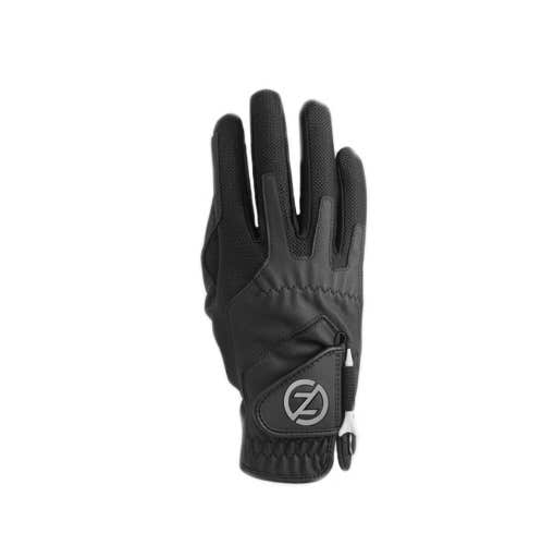 NEW Zero Friction Men's Performance Black OSFM - LH Glove For RH Golfer