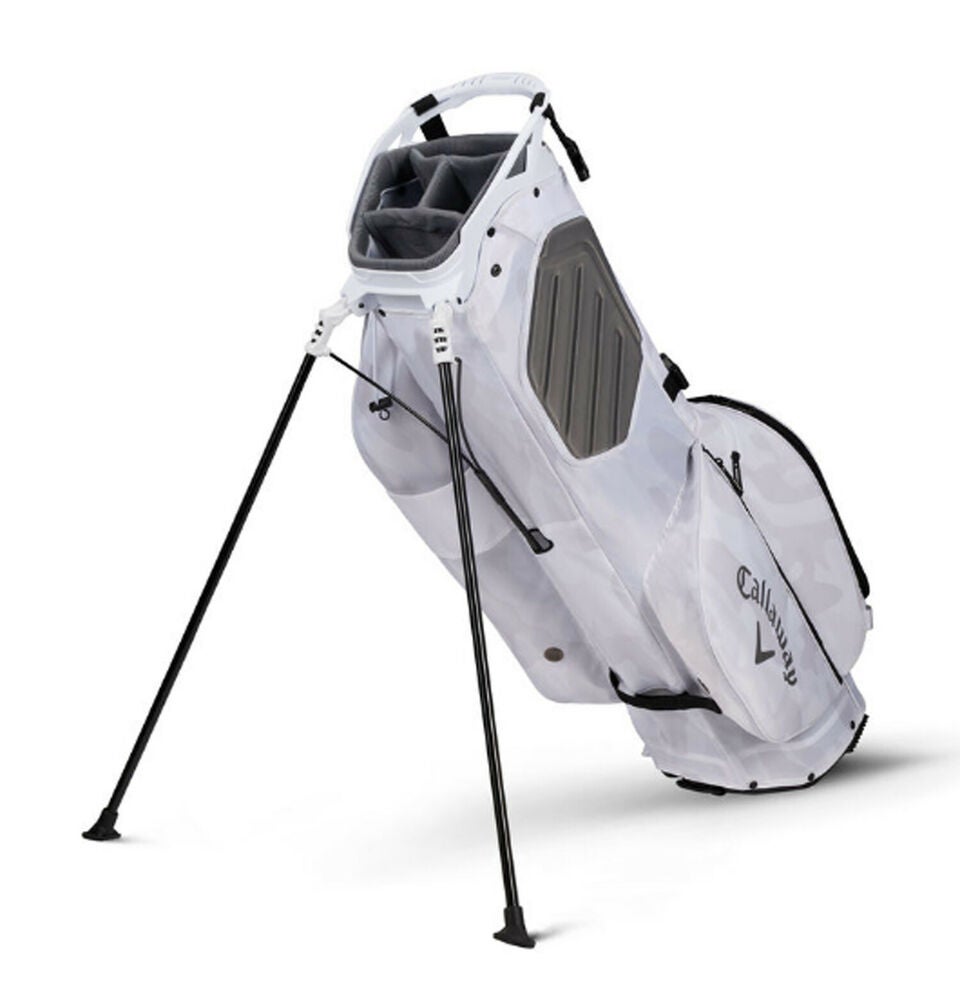 NEW Callaway 2022 Fairway C Snow Camo Double Strap Stand/Carry 