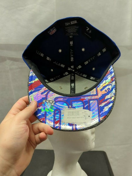 NWS New York Giants Flag Reflective New Era 59fifty 7 1/2 NFL