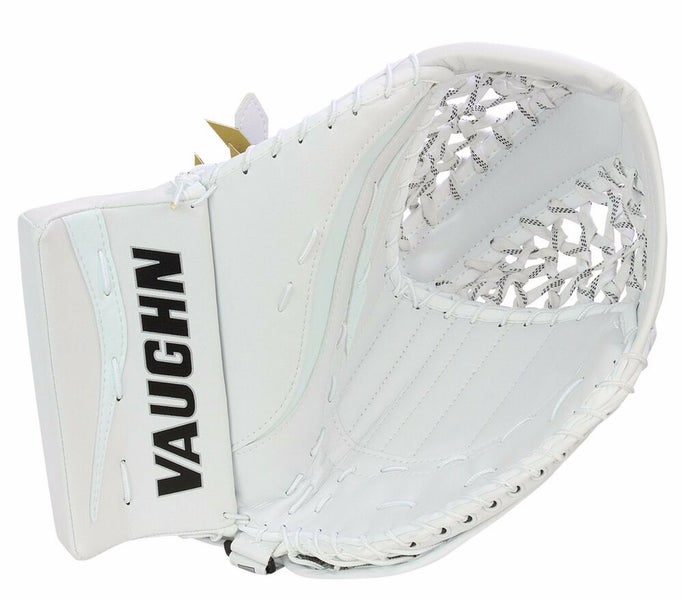 New Vaughn LT88 Venus senior ice hockey goalie catcher glove all white Sr goal