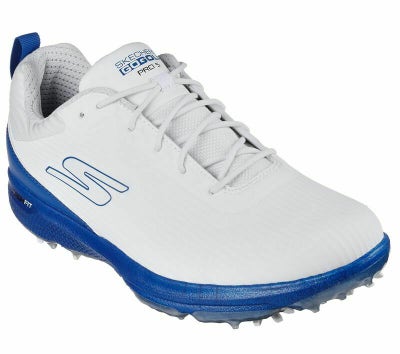 Skechers GO GOLF Pro 5 Hyper 214044 Waterproof Golf Shoe - White/Blue