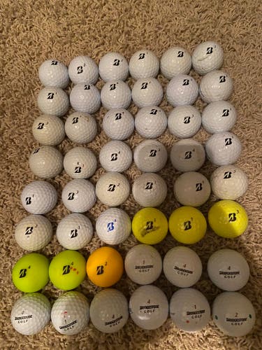 48 Bridgestone Assorted (4 Dozen ) Golf Balls