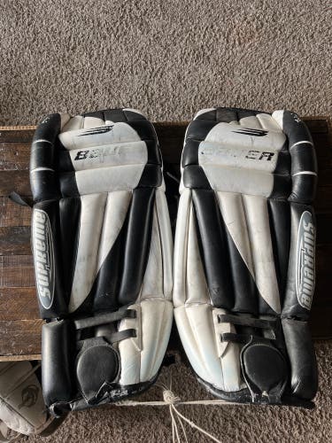 bauer supreme goalie pads