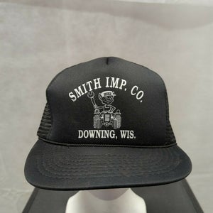 Smith Imp. Co. Mesh Trucker Snapback Hat Black