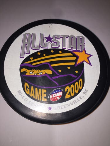 2000 ECHL ALL*STAR GAME  HOCKEY PUCK GREENVILLE SC.
