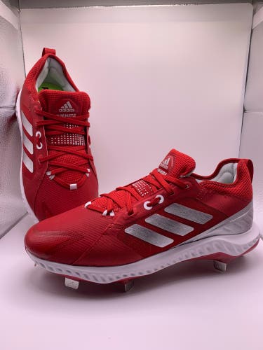 Adidas Women’s Sz 8.0 Pure Hustle Metal Softball cleats