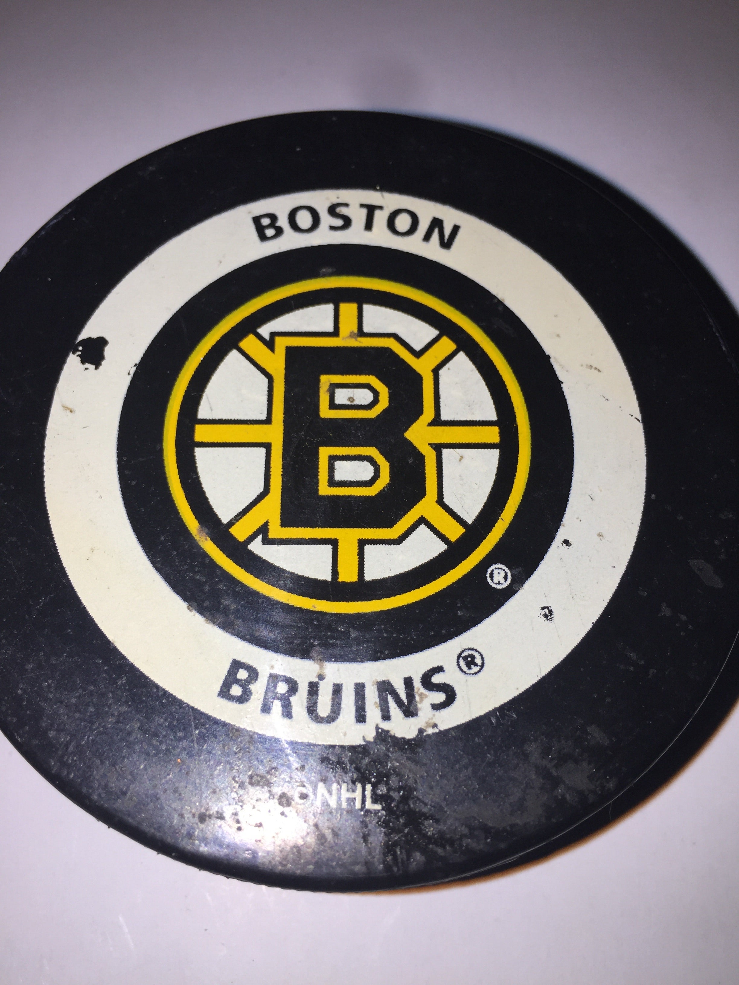 Boston Bruins 3'' Trimflexx Gear Design Puck