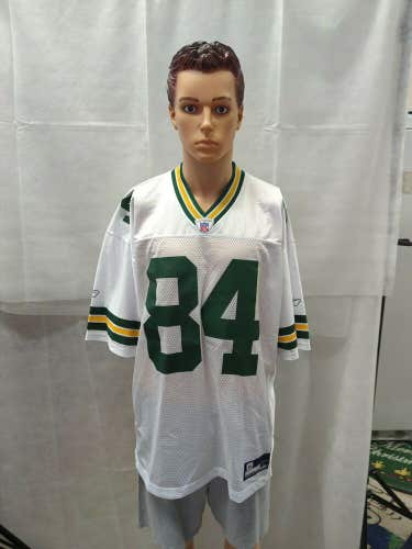 Green Bay Packers Reebok Custom Jersey XL White NFL