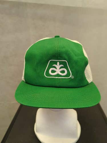 Vintage Pioneer Seed K-Products Snapback Hat Green/White
