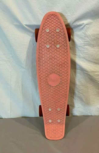 Vintage Penny Australia 22.5" Red Plastic Skateboard w/White Polka Dots GREAT