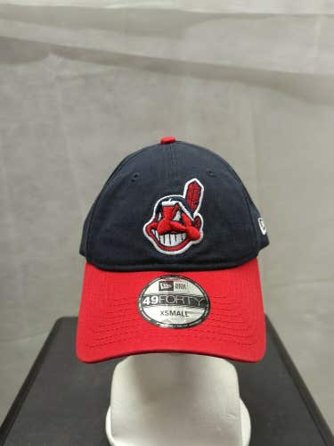 NWS Cleveland Indians Cheif Wahoo New Era 49forty XS MLB