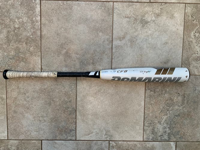 Used BBCOR Certified DeMarini Composite CF8 Bat (-3) 30 oz 33"