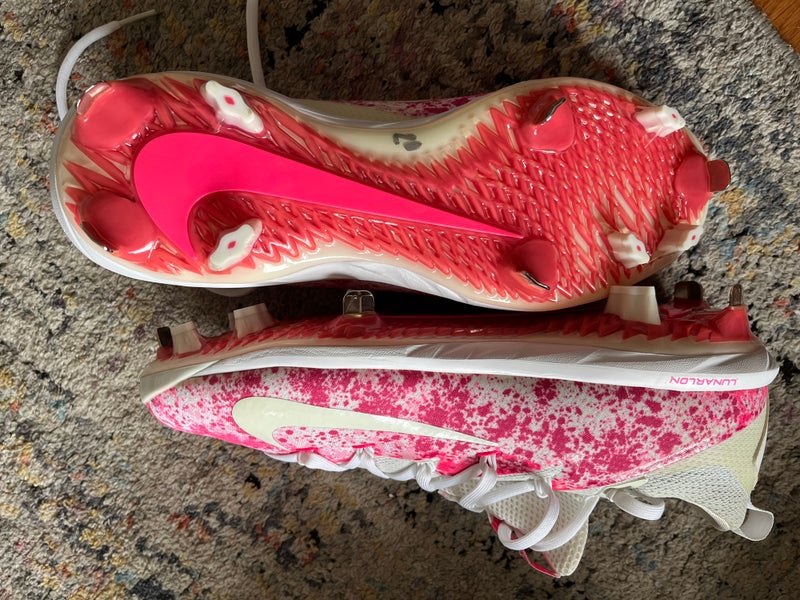 NIKE Lunarlon Vapor Ultrafly Elite Pink Dots MNS Baseball Cleats