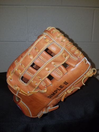 Used Vintage SSK Sasaki Sports Dimple II DPG-740 RHT Leather Baseball Glove
