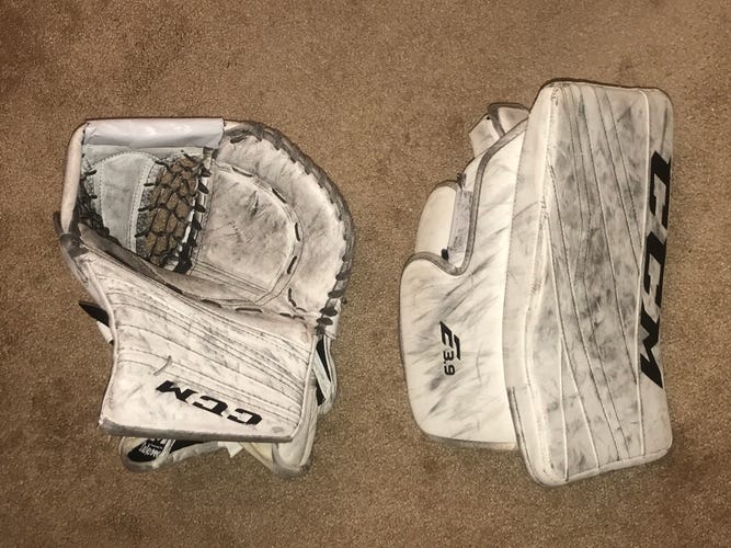 CCM E3.9 Hockey Goalie Blocker & Premier Glove Set
