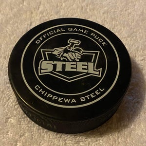Chippewa Steel NAHL Hockey Puck
