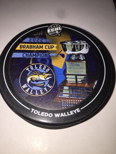 TOLEDO WALLEYE BRABHAM CUP CHAMPIONS  PUCK ECHL
