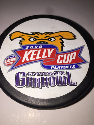 2000 ECHL GREENVILLE GROWL KELLY CUP PLAYOFFS PUCK