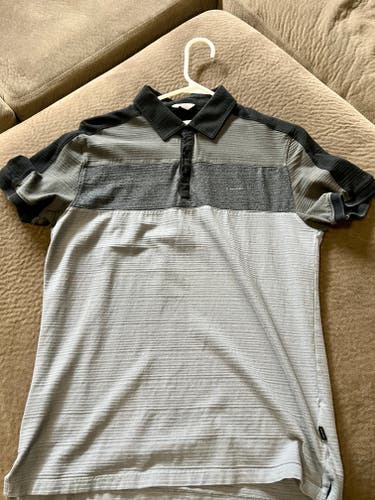Gray Adult Men's Used Large Polo (Calvin Klein) Shirt