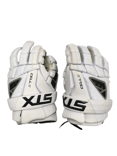 Used Stx Cell Iv Lg Mens Lacrosse Gloves