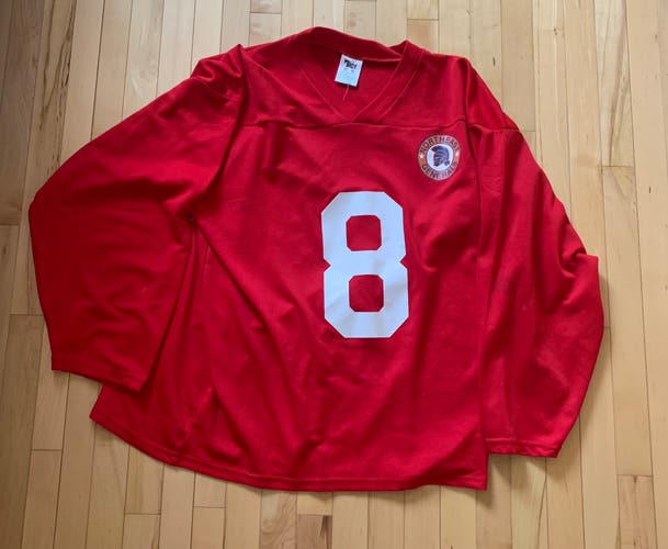 Red Northeast Generals NAHL Practice XL  Jersey