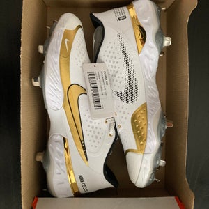 White Adult Men's New Size 11 (Women's 12) Metal Nike Nike alpha huarache elite 3